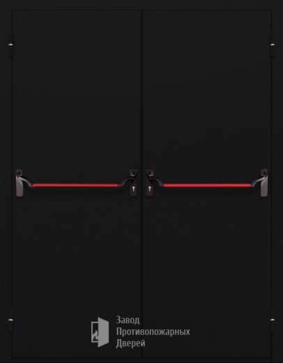 Фото двери «Двупольная глухая с антипаникой №14» в Ростову-на-Дону