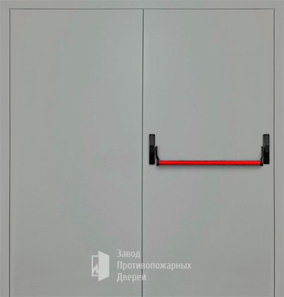 Фото двери «Двупольная глухая с антипаникой (2 створки) EI-30» в Ростову-на-Дону