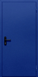 Фото двери «Однопольная глухая (синяя)» в Ростову-на-Дону